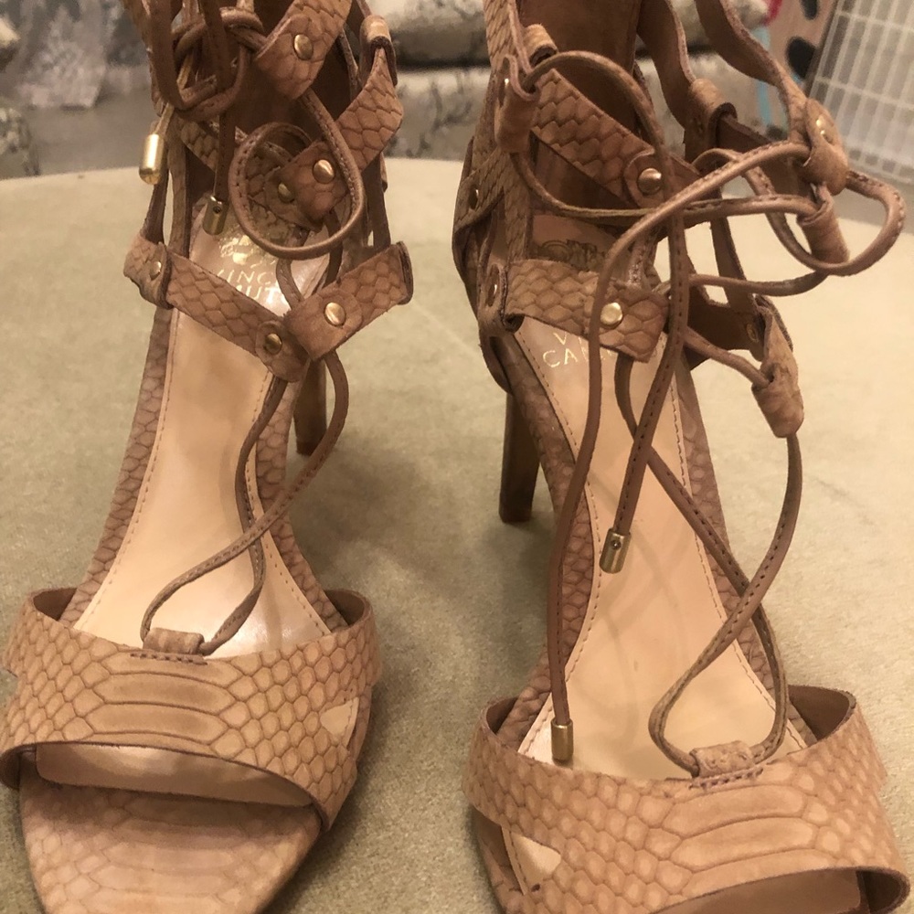 Vince Camuto lace up stiletto